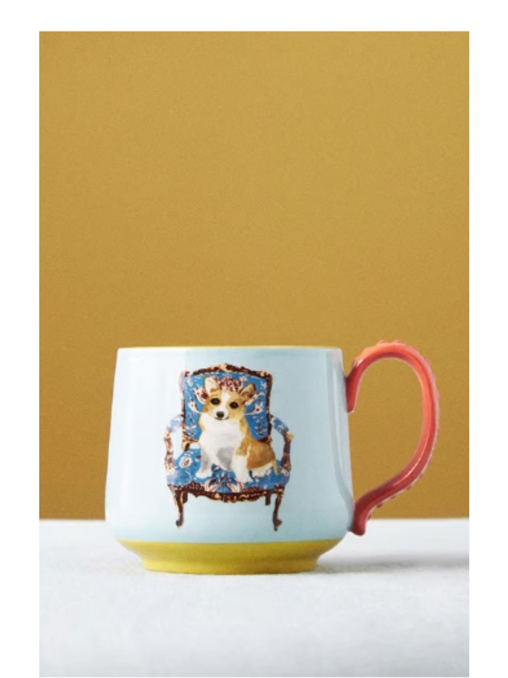 Anthropologie Raphael Balme Hand Painted Mug